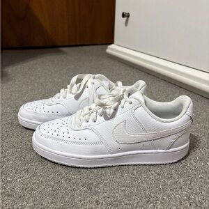 Nike White Court Vision Low Sneakers